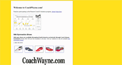 Desktop Screenshot of coachwayne.com